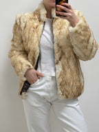 1970s Rabbit Fur Coat