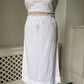 1990s Reworked Antique Tablecloth Skirt