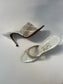 1950s Pin-up Clear Mule Heels