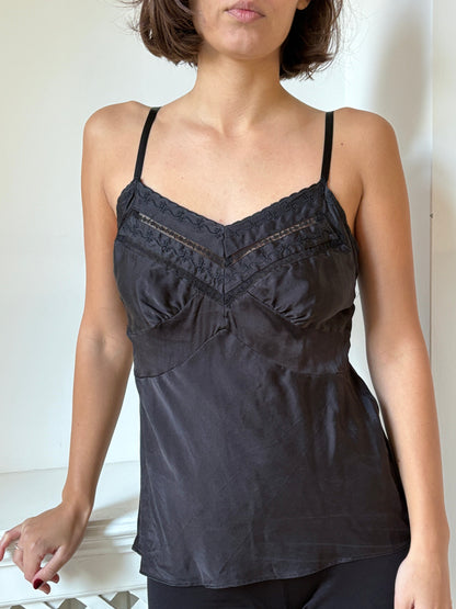 1990s Black Silk 'Monsoon' Camisole