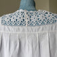 1980s does Edwardian White Cotton Nightdress