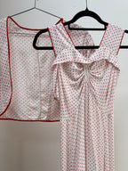 1930s Cotton Matching Dress Set