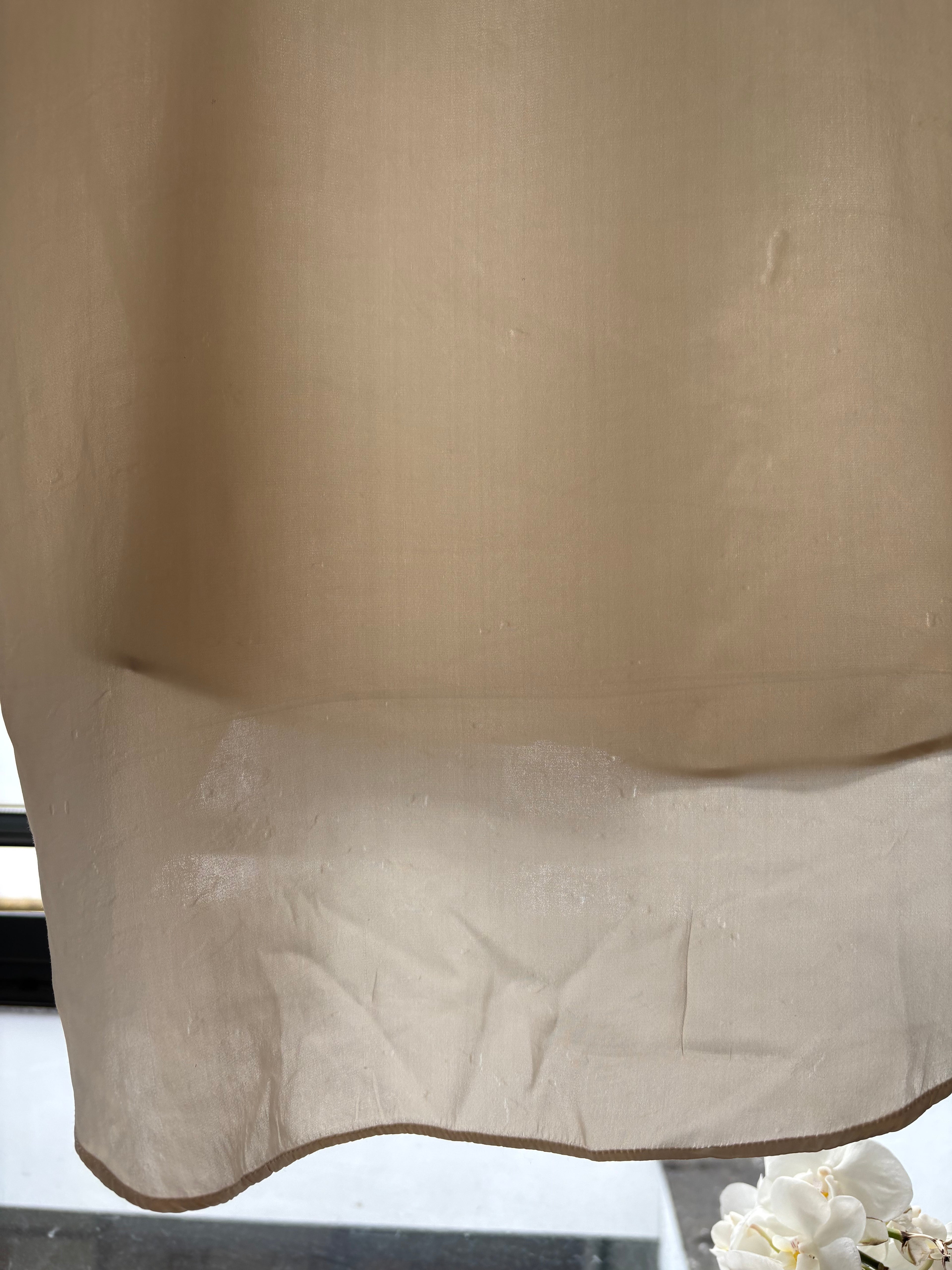 2000s Silk Ruffle Blouse