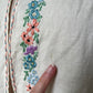 1940s Hand Embroidered Cotton Bed Jacket