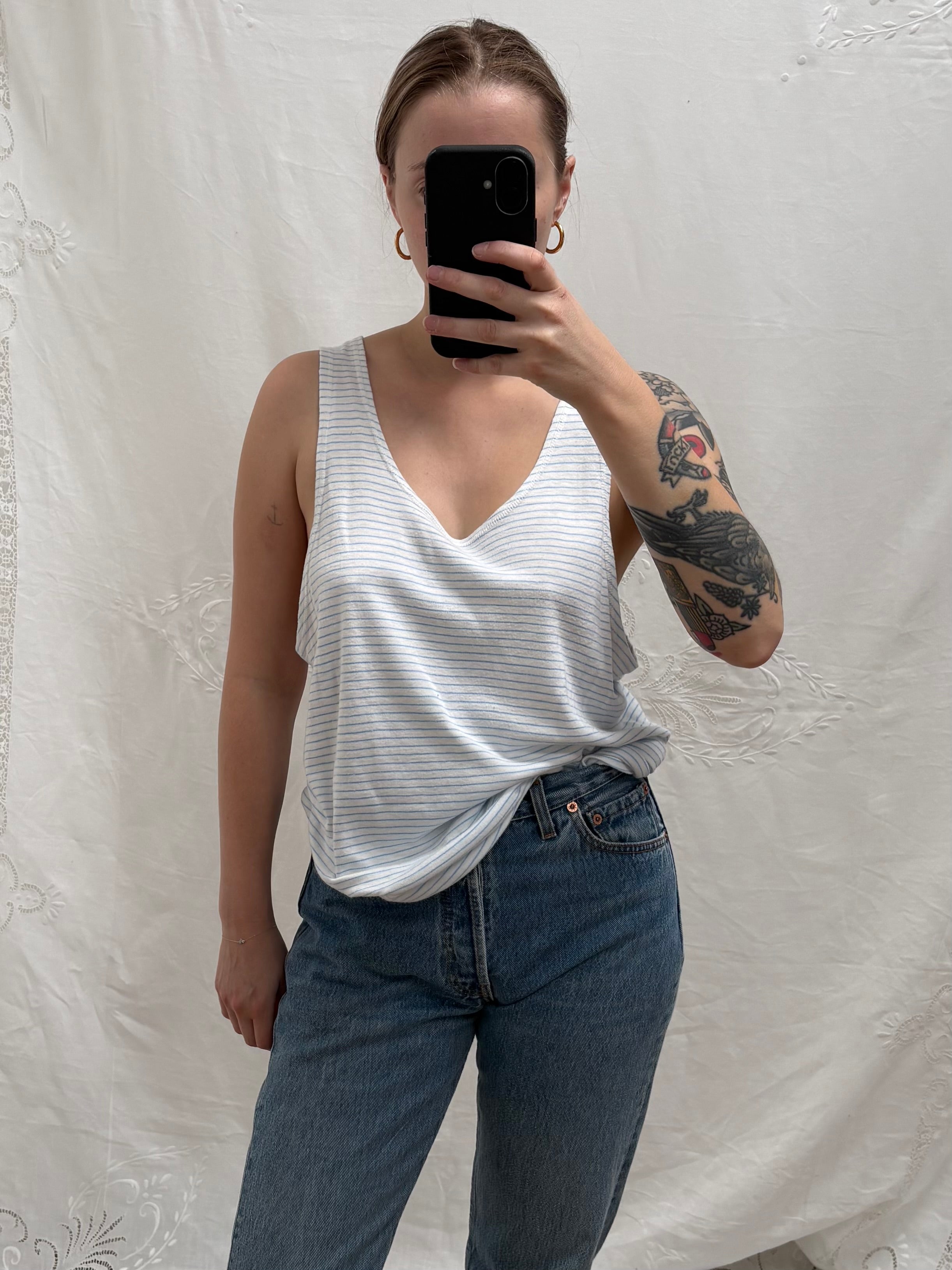 1960s Striped Vest