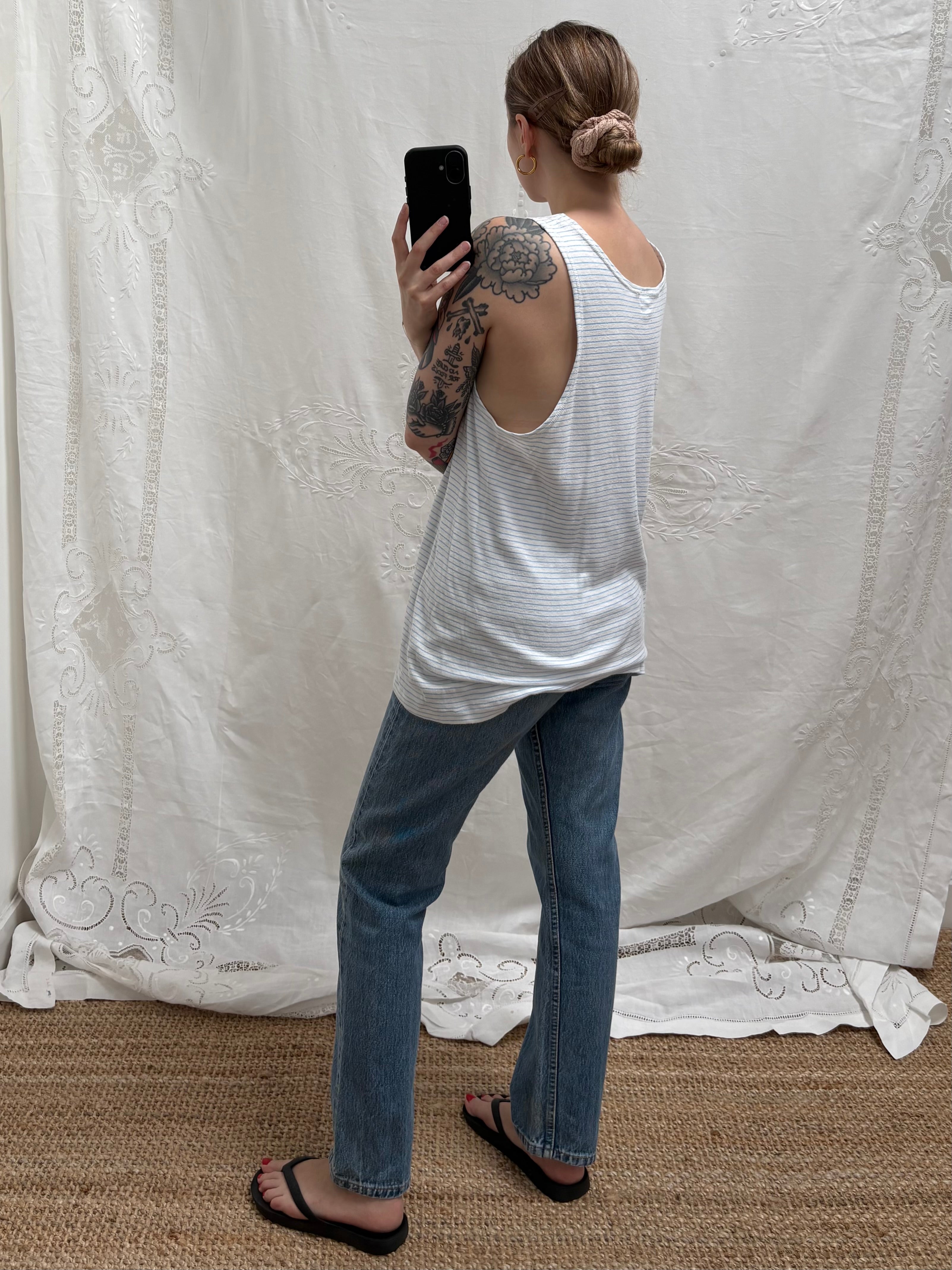 1960s Striped Vest