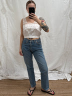 1910s Pure Cotton Corset Cover