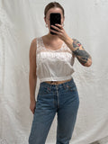 1910s Pure Cotton Corset Cover