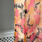 1930s Silk Chiffon Floral Dress Set