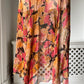 1930s Silk Chiffon Floral Dress Set