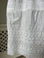 1910s Cotton Petticoat Underskirt with Broderie Anglaise