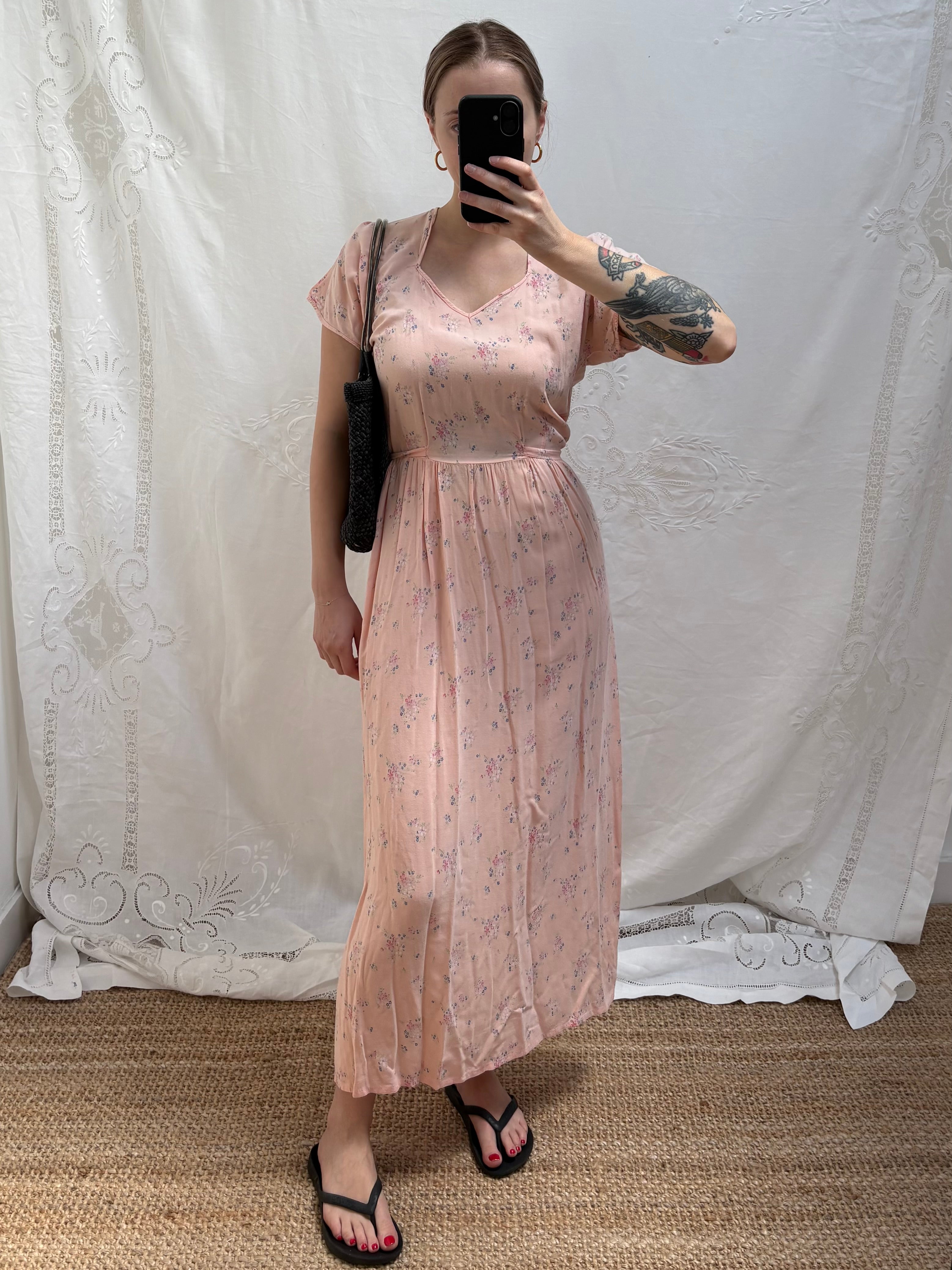 1940s Brushed Cotton Nightdress