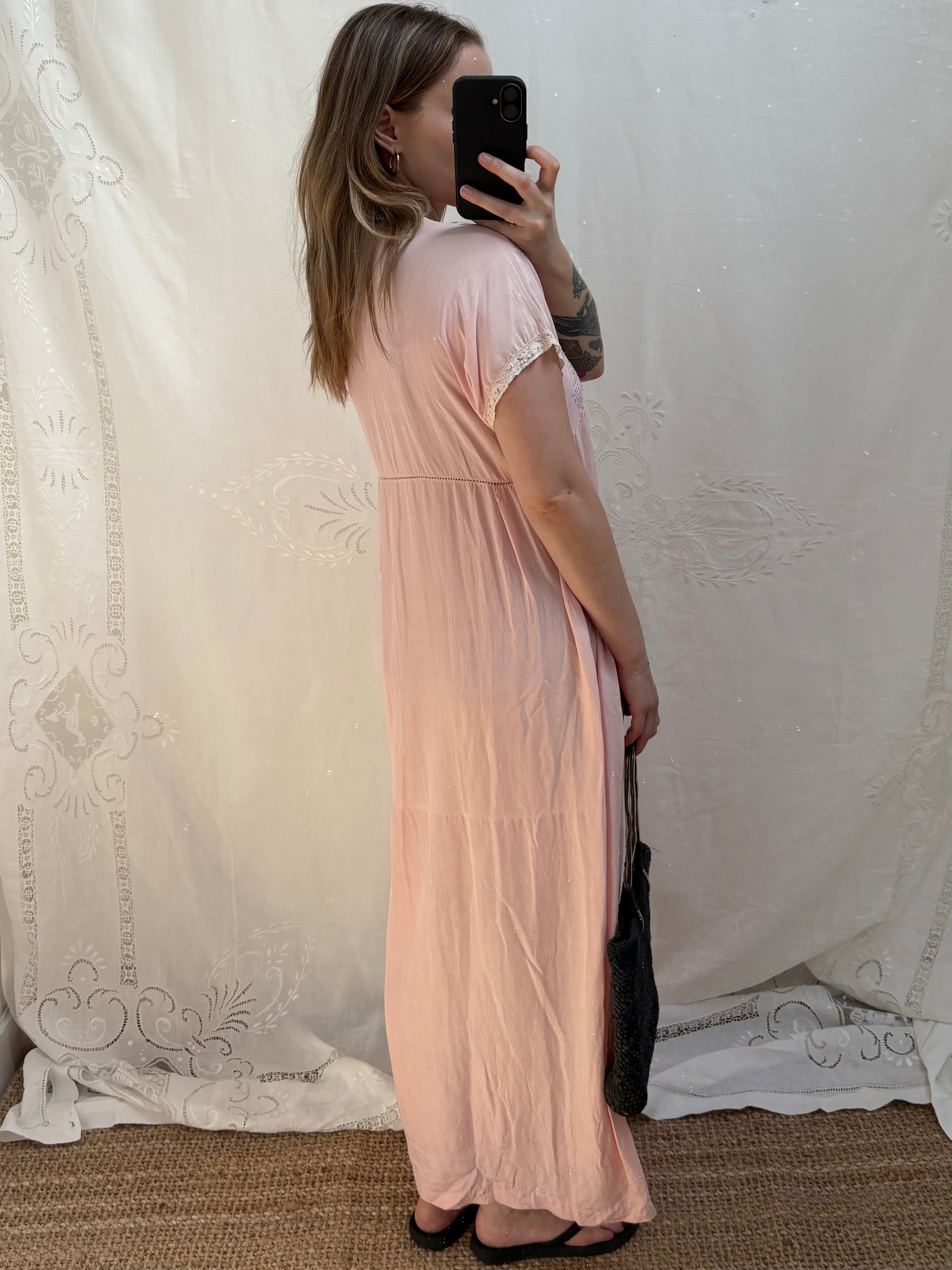 1920s Pure Cotton Nursing Nightdress