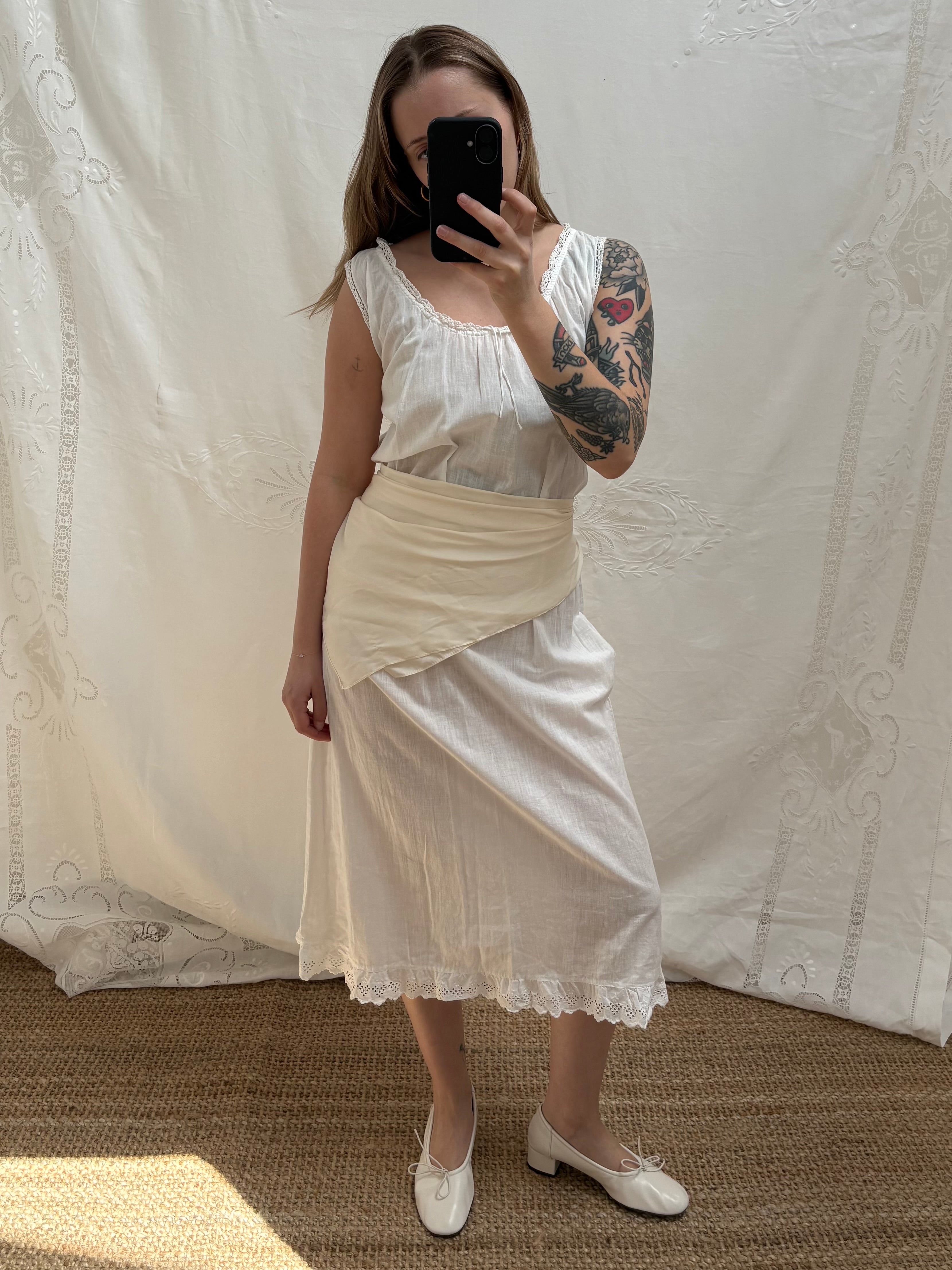1910s Pure Cotton Dress