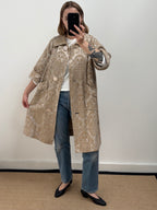1960s Brocade Evening Coat