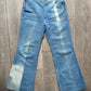 1970s Bleached Bell Bottom Jeans