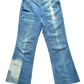 1970s Bleached Bell Bottom Jeans