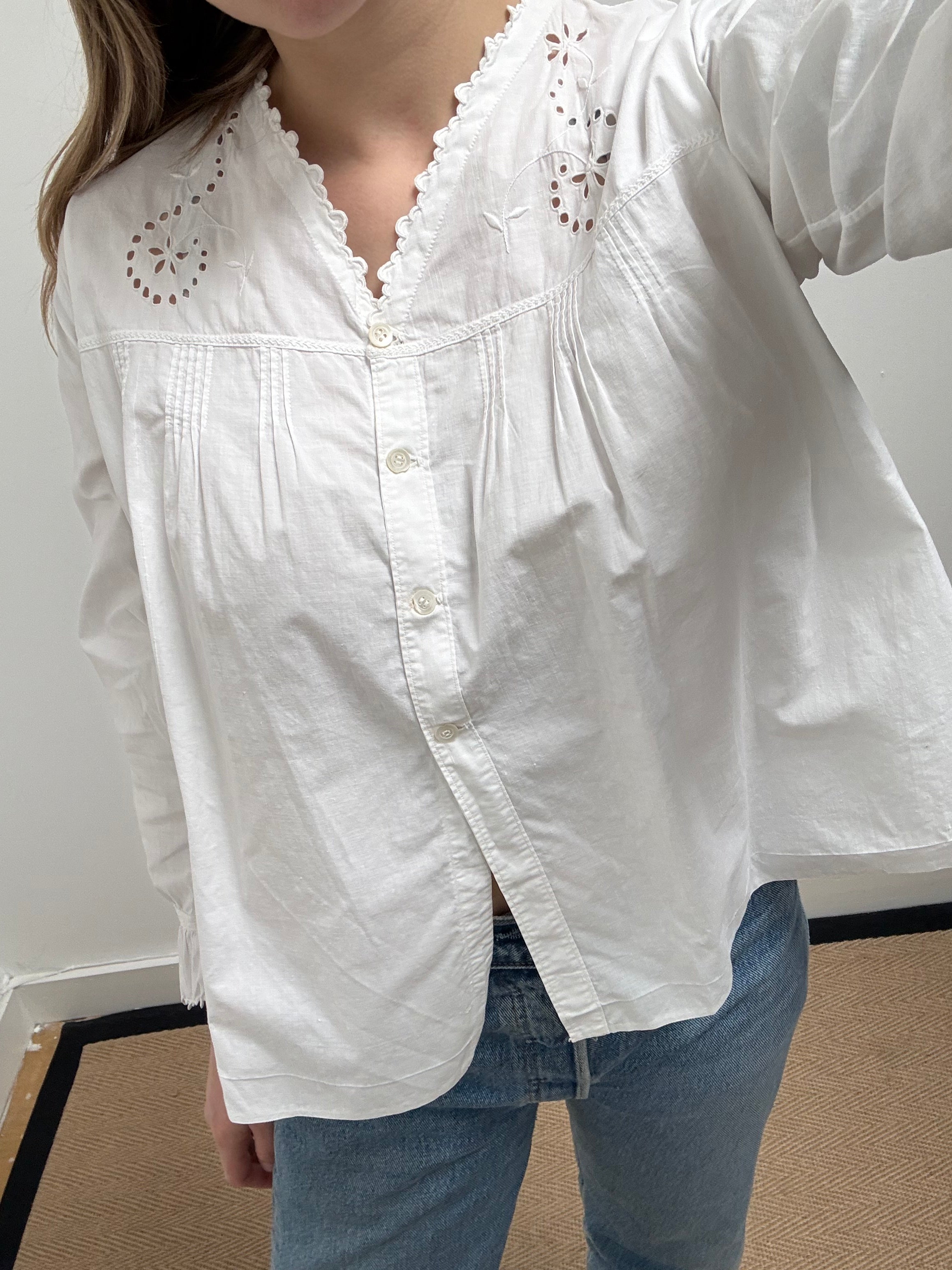 1910s Cotton Blouse