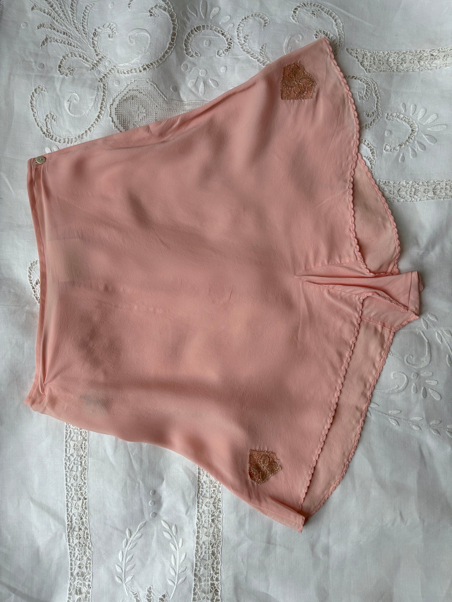 1940s 'CC41' Deadstock Pink Tap Pants