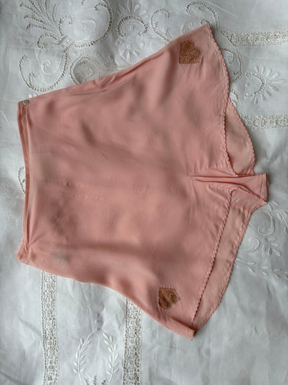 1940s 'CC41' Deadstock Pink Tap Pants