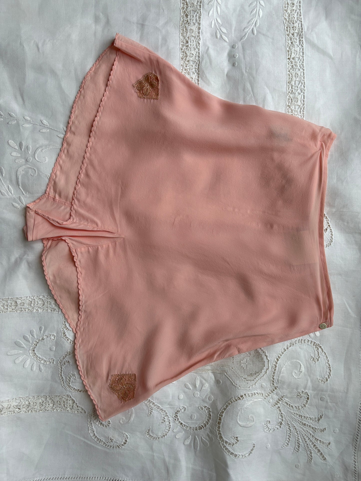 1940s 'CC41' Deadstock Pink Tap Pants