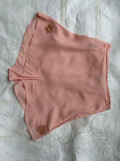 1940s 'CC41' Deadstock Pink Tap Pants