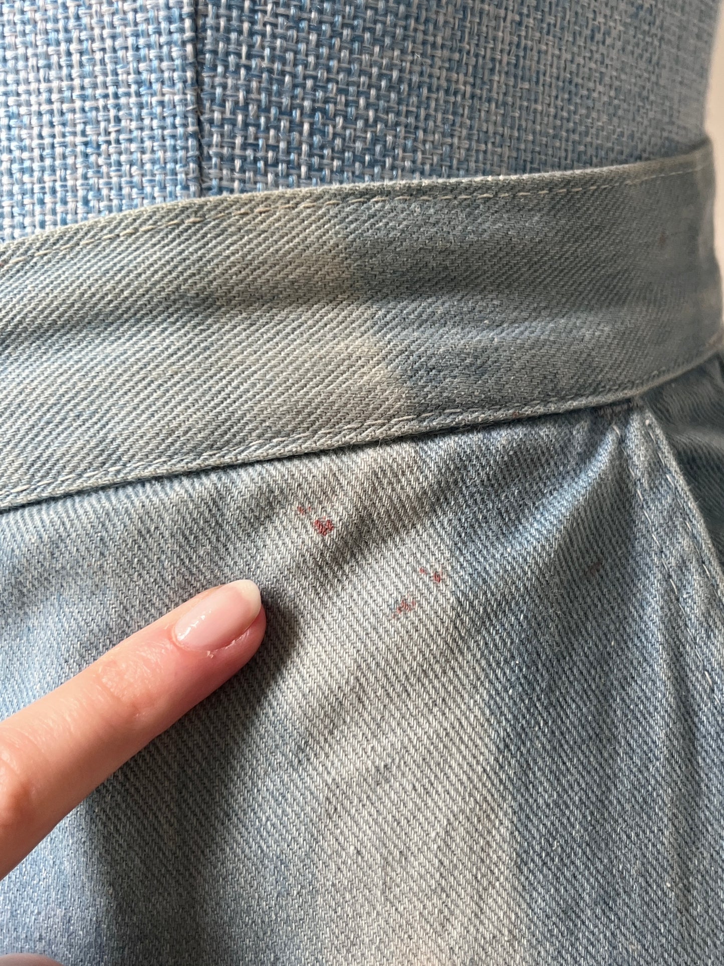 1970s Bleached Bell Bottom Jeans