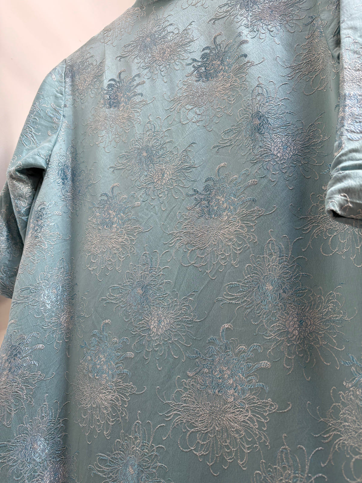 1960s Metallic Tang Hostess Coat