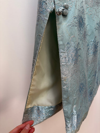 1960s Metallic Tang Hostess Coat