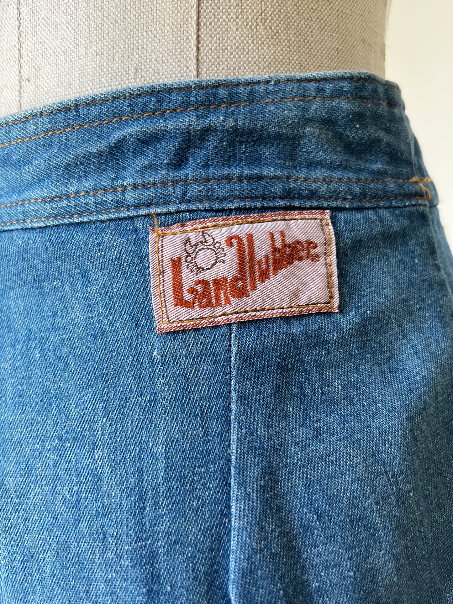1970s 'Landlubber' Straight Leg Jeans