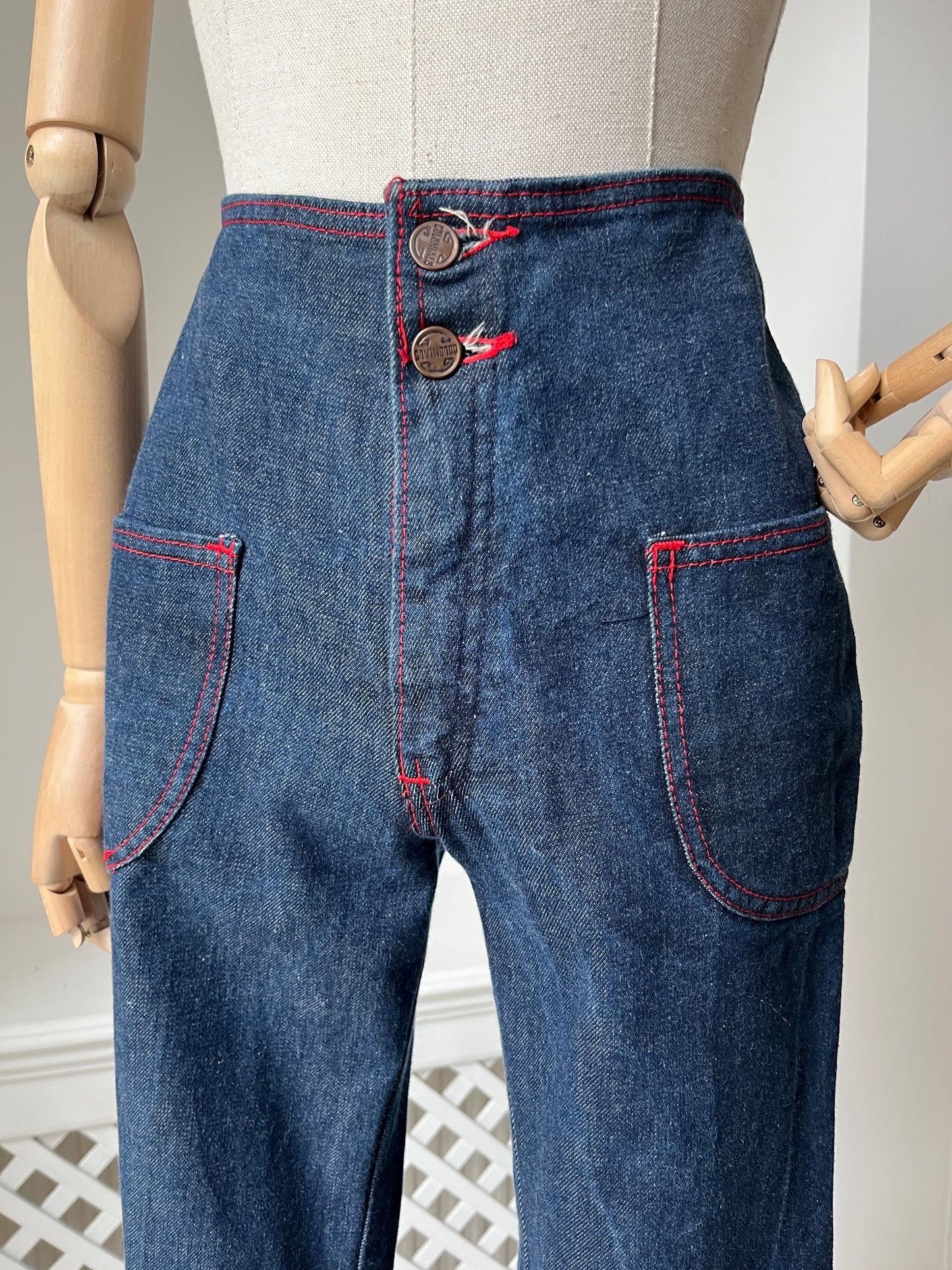 1970s 'Colonials' Bell-Bottom Jeans