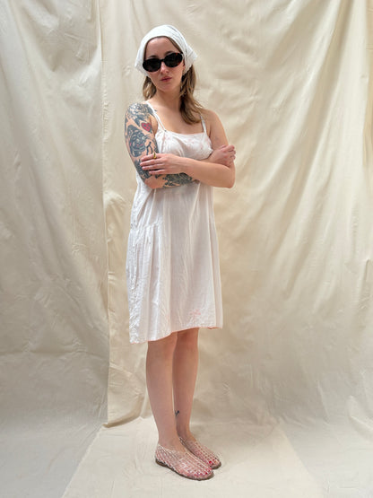 1920s Pure Cotton Slip Chemise