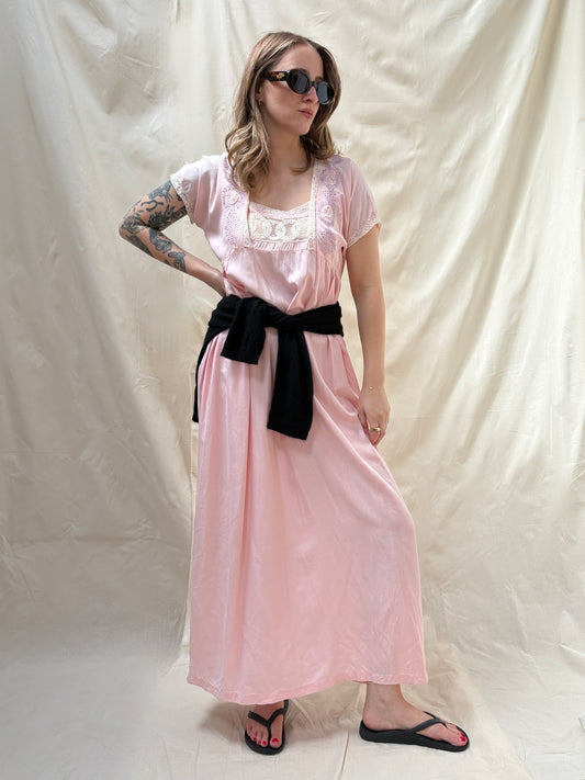 1920s Pure Cotton Nursing Dress