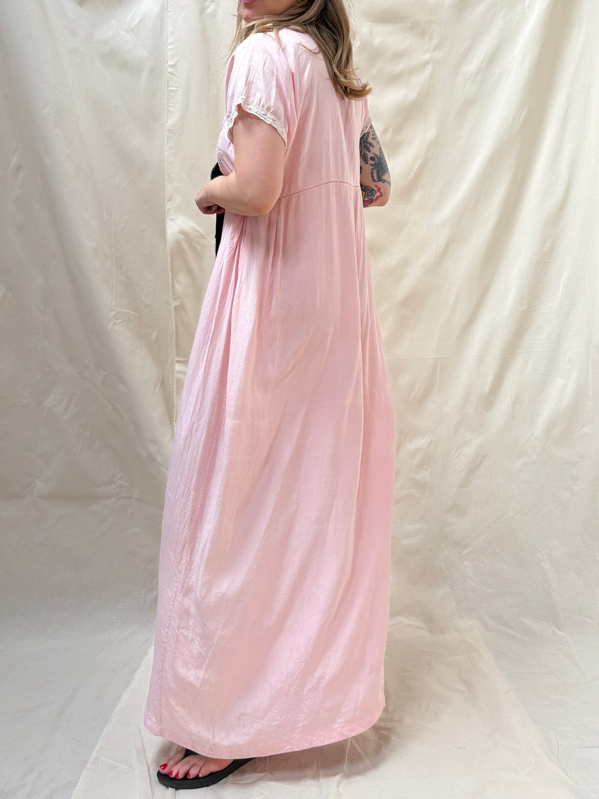 1920s Pure Cotton Nursing Dress