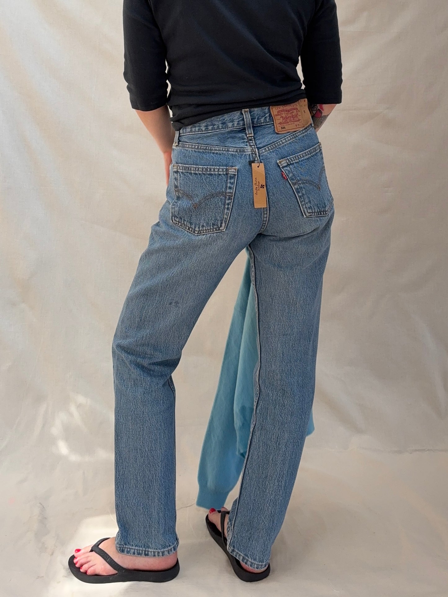 2000s 'Levi's' 501 Straight Leg Jeans