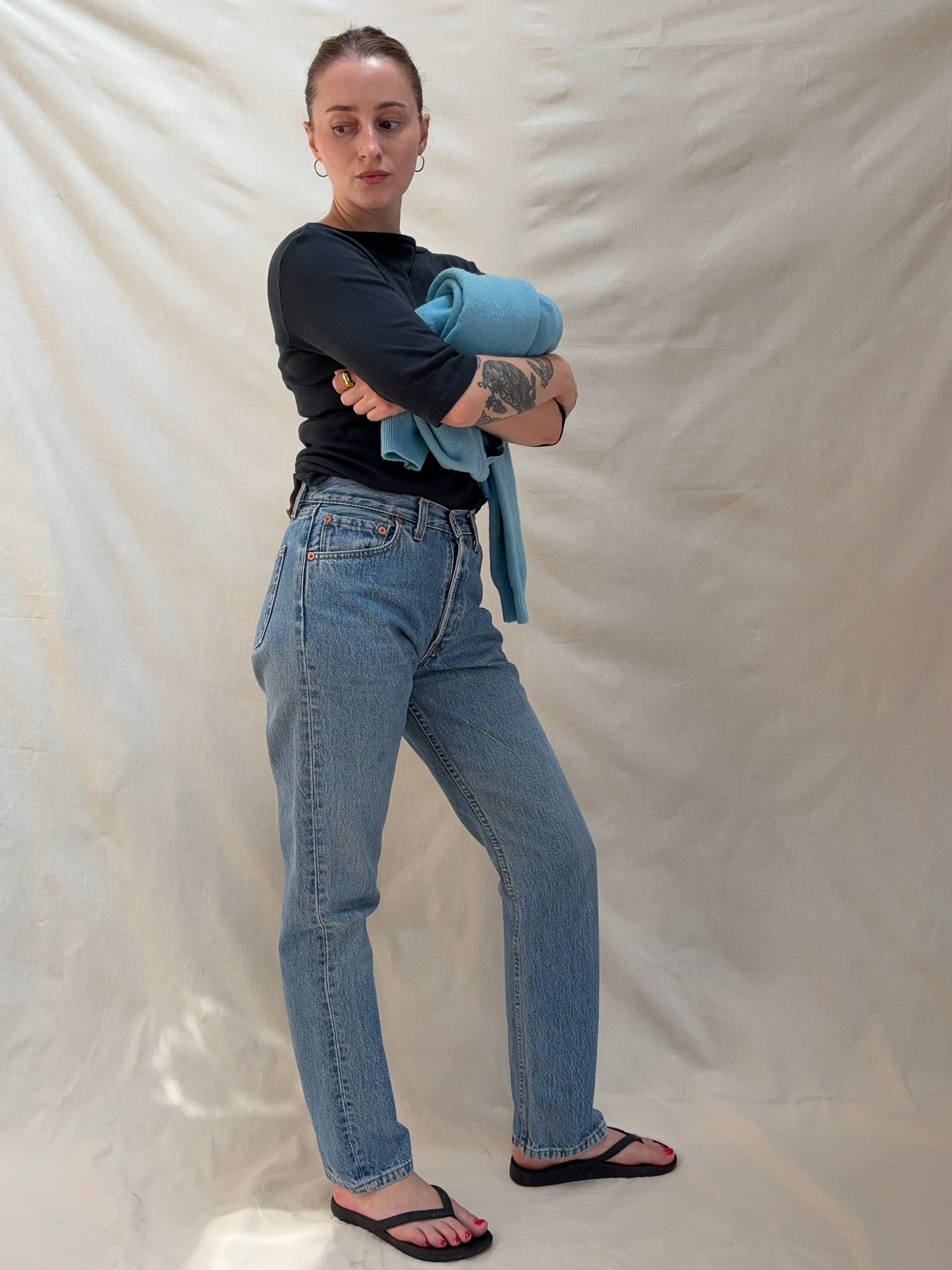 2000s 'Levi's' 501 Straight Leg Jeans