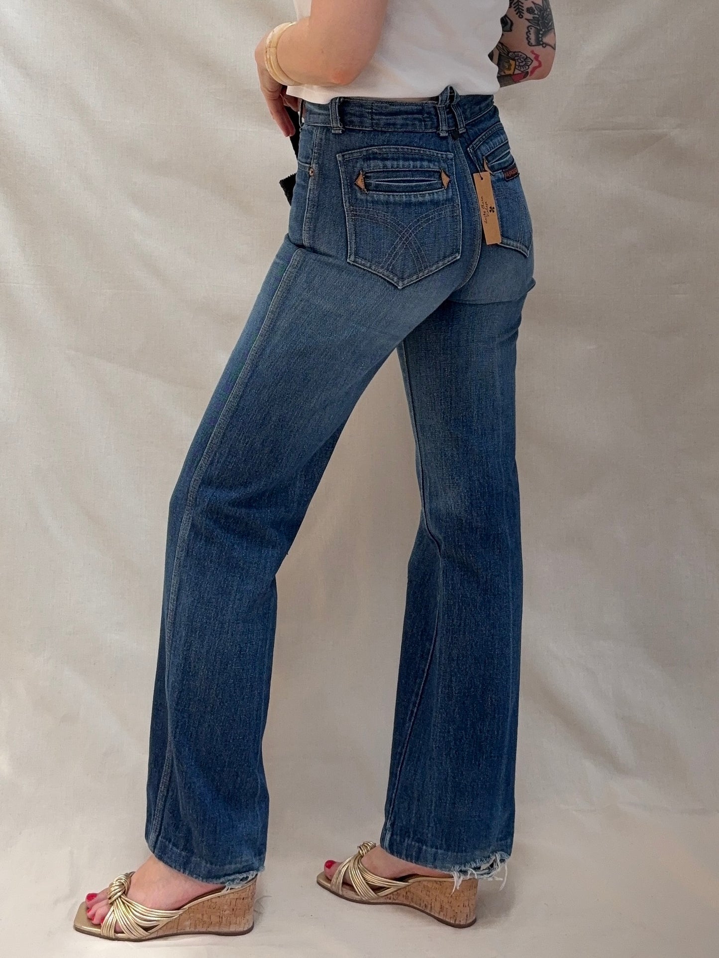 1970s 'Mr Americar' Wide Leg Jeans