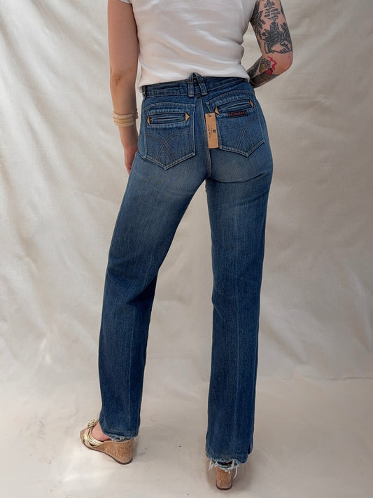 1970s 'Mr Americar' Wide Leg Jeans