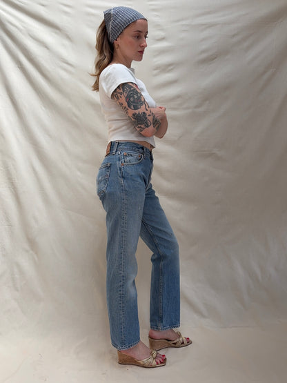 1990s 'Levi's' 501 Straight Leg Jeans