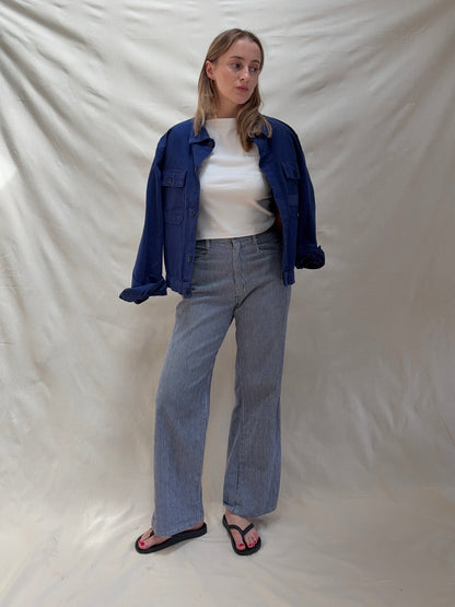 1970s 'Highlight' Hickory Stripe Jeans