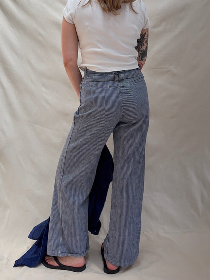 1970s 'Highlight' Hickory Stripe Jeans