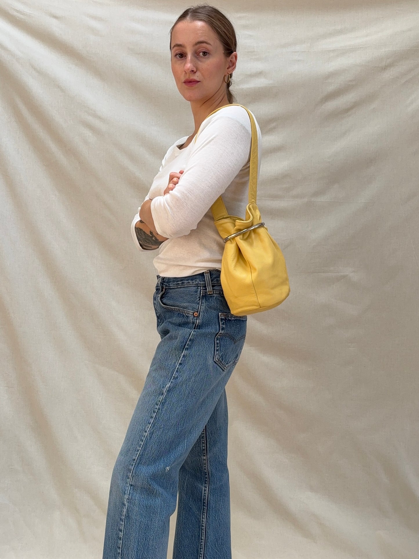 2000s Butter Yellow Bag