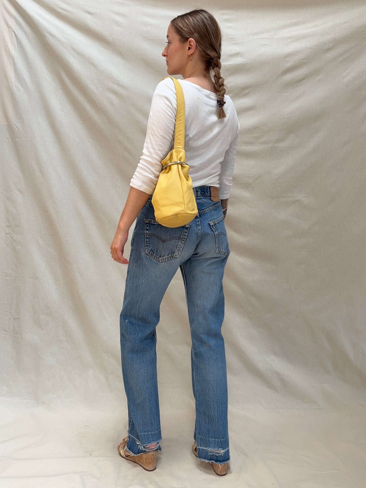 2000s Butter Yellow Bag