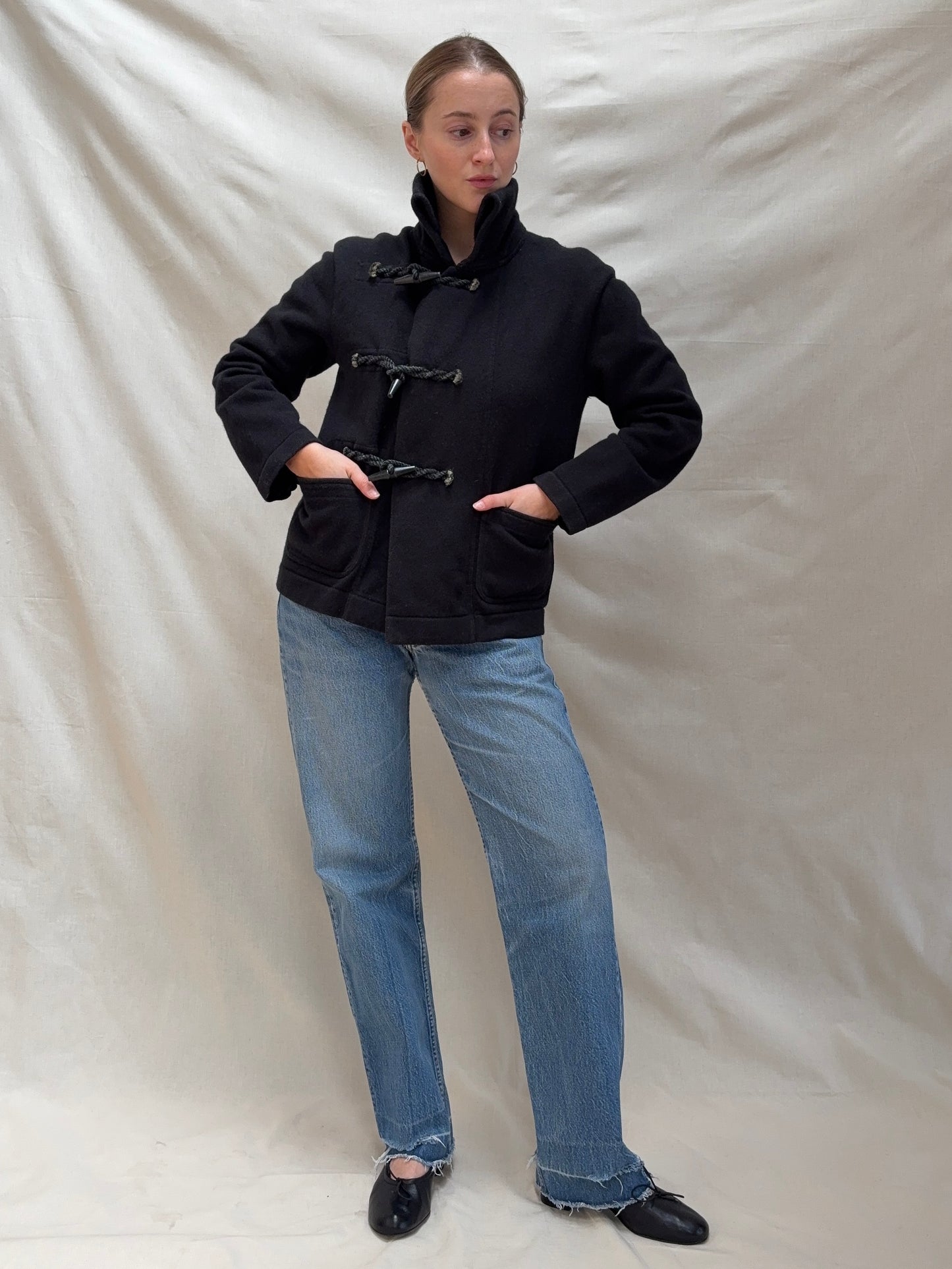 2000s 'Ralph Lauren' Duffle Cardigan