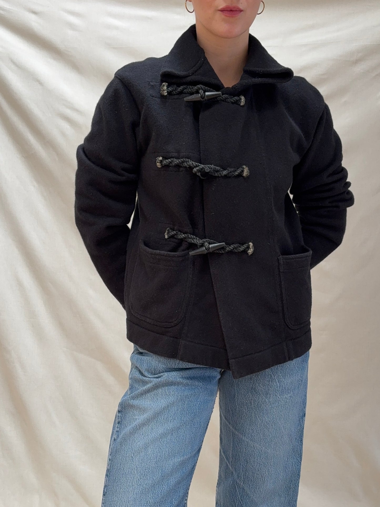 2000s 'Ralph Lauren' Duffle Cardigan