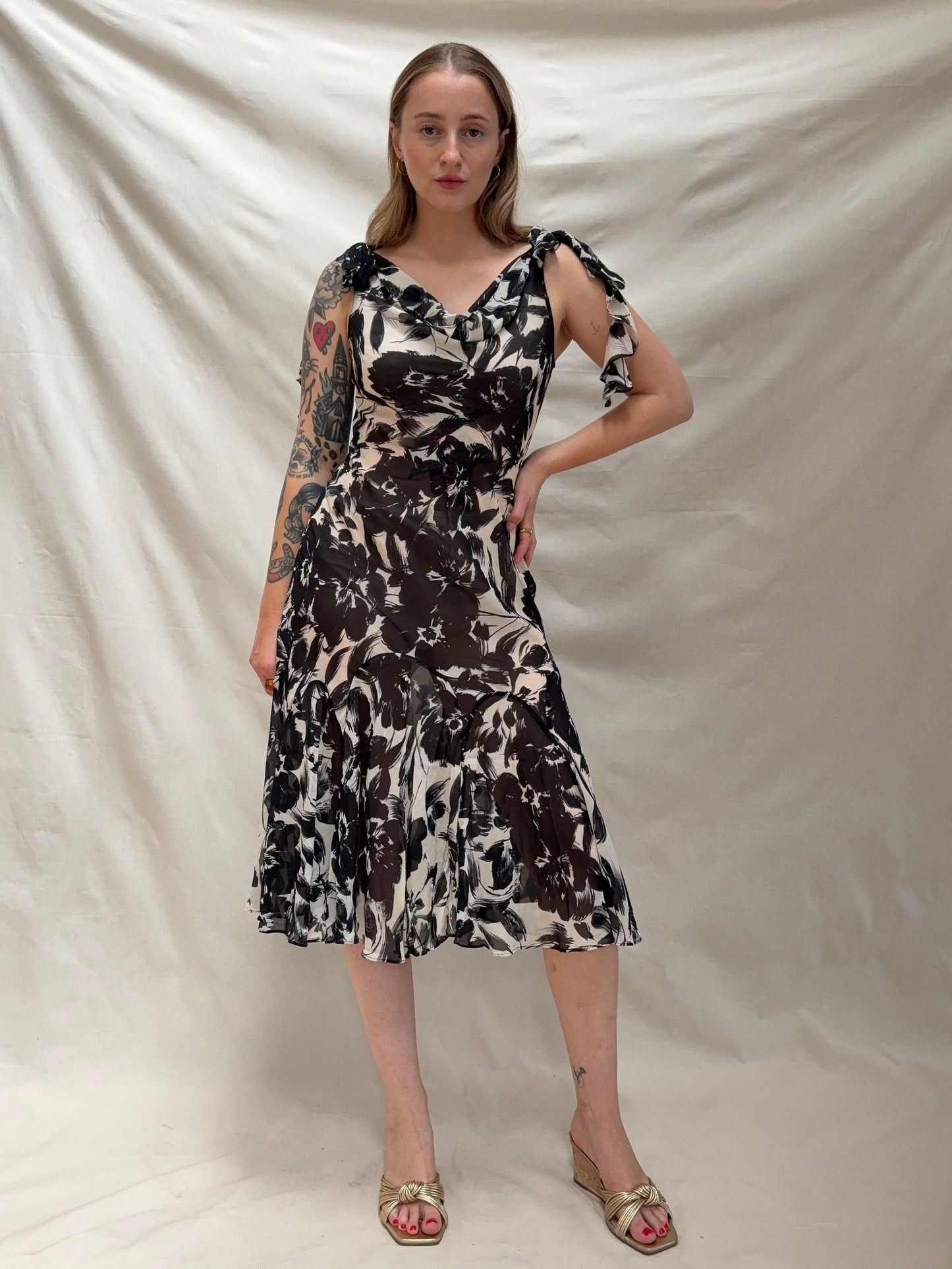2000s Pure Silk Dress