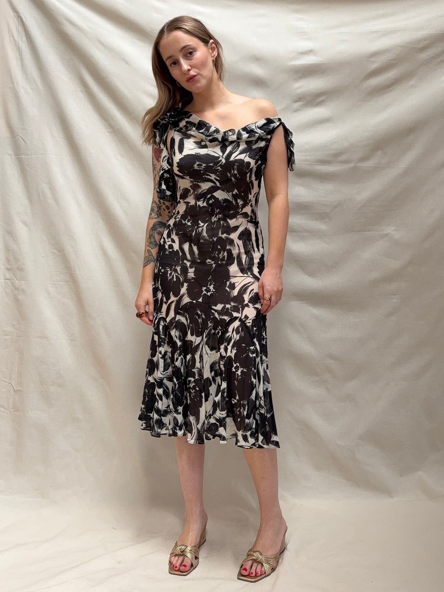 2000s Pure Silk Dress