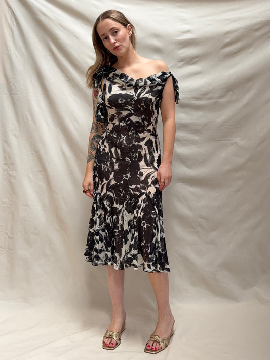 2000s Pure Silk Dress