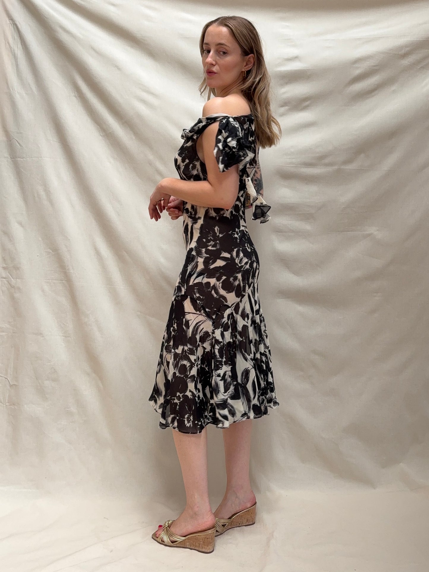2000s Pure Silk Dress