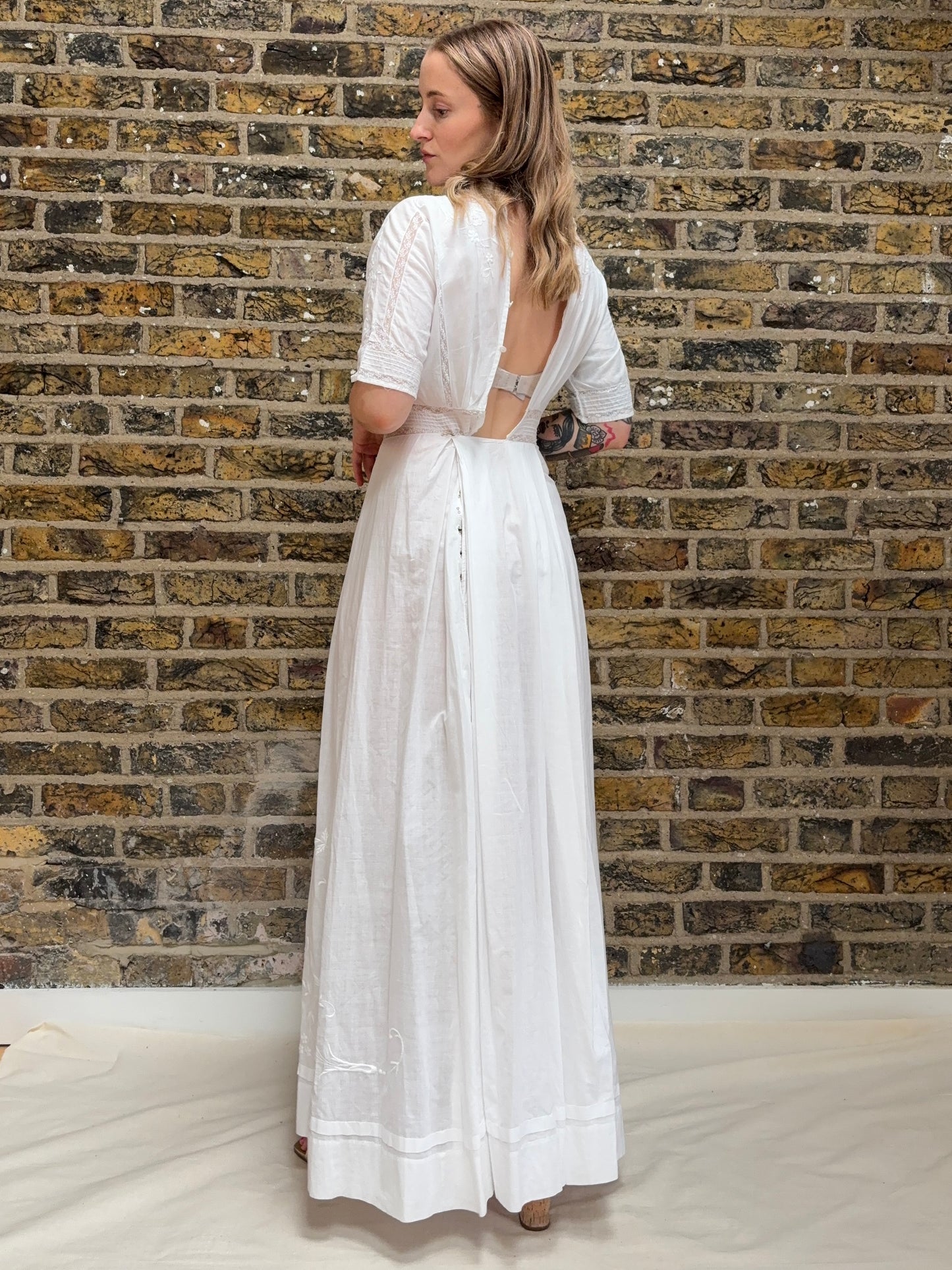 1910s Lawn Cotton Day Dress